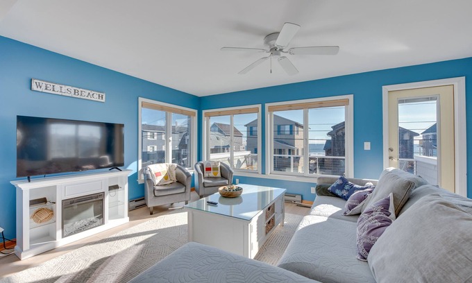Wells Beach House | Wells Beach House w/Ocean-View Deck