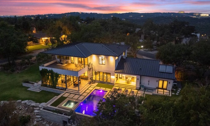Westlake Highlands House | Westlake Luxury Home w/Pool, Hot Tub and Game Room