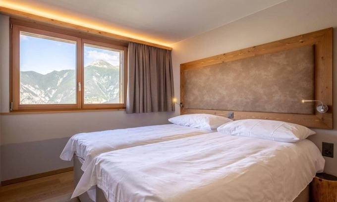 Vercorin Apartment | Wifi, ski-in/ski-out & foot of the slopes, sauna, hammam, tv, ski locker, 37m², Vercorin