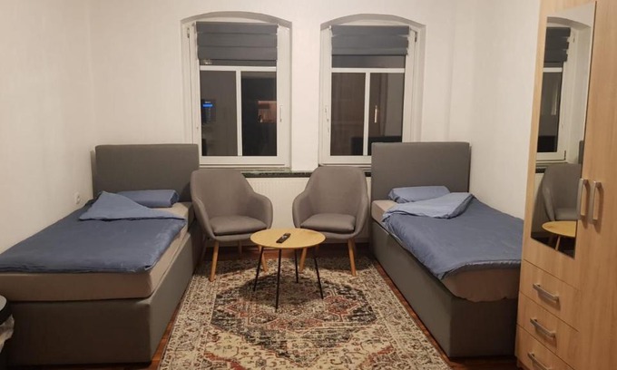 Oberzwehren Apartment | Wohnung am VW-Werk mit Balkon