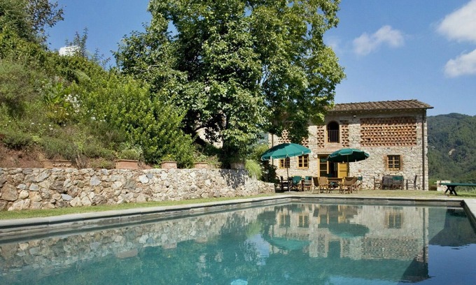Pescaglia Villa | Wonderful private villa with WIFI, private pool, TV, patio and panoramic view, close to Lucca