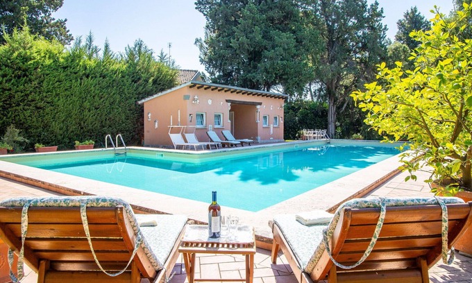 Quartiere XV Della Vittoria Villa | Wonderful private villa with WIFI, private pool, hot tub, A/C, TV, panoramic view and parking