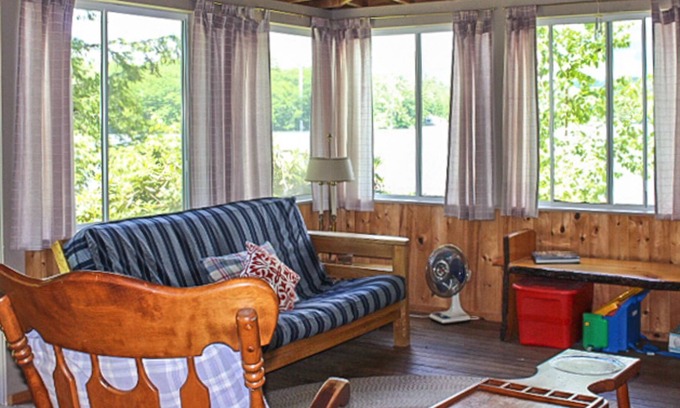 Moultonborough Cottage | Wonderful waterfront home with private dock, swim raft, kayaks, canoe, and W/D