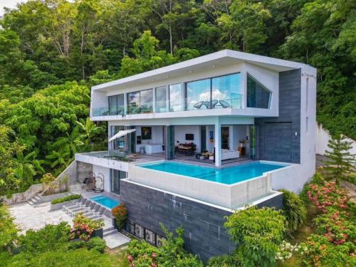 Pa Klok Villa | Yamu Hills Panoramic Ocean View 6 Bed Luxury Vila