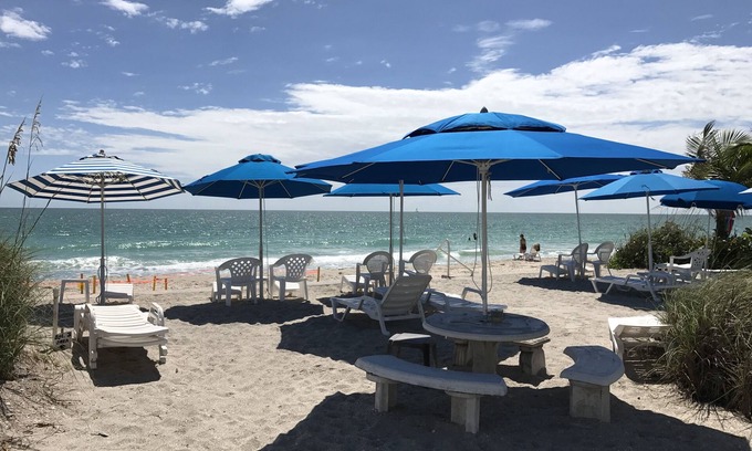 Englewood Apartment | Your Door Opens Directly Onto This Beautiful Beach !