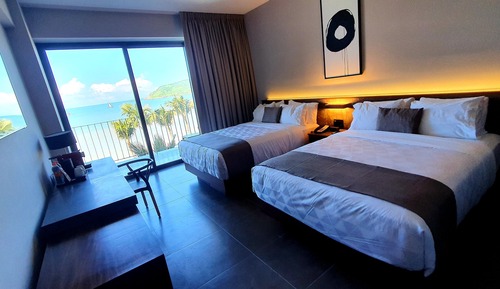 Deluxe Double Room, 2 Double Beds, Ocean View