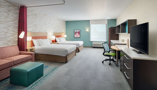 Studio Suite, 2 Queen Beds, Accessible, Bathtub