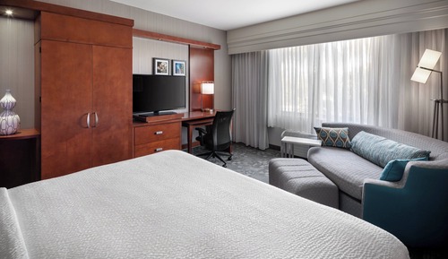 Basic Room, 1 King Bed with Sofa bed, Non Smoking (Hearing Accessible)