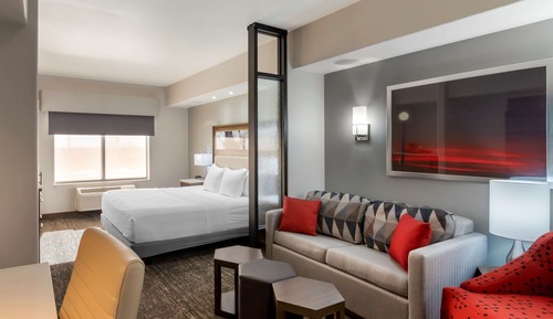 Suite, 1 King Bed, Accessible, Refrigerator & Microwave (with Sofabed)