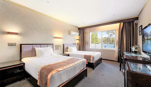 Deluxe Hotel Room with Two Double Beds