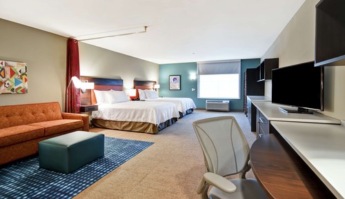 Studio, 2 Queen Beds, Accessible, Bathtub