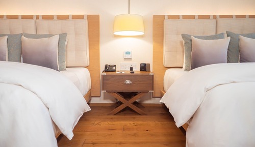 Standard Room, 2 Double Beds, Courtyard View (Essential Double Room)