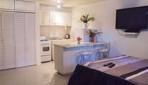 Comfort Studio Suite, 1 Queen Bed with Sofa bed, Pool Access, Garden Area