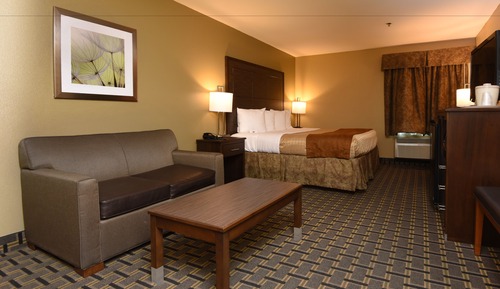 Standard Room, 1 King Bed, Smoking, Refrigerator & Microwave