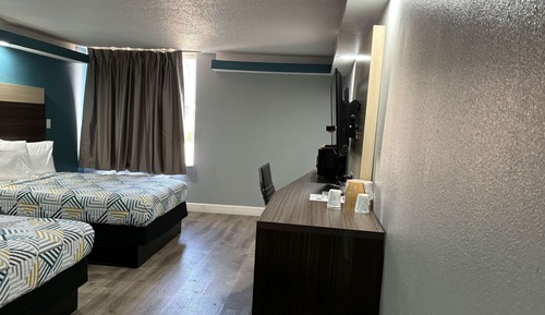Standard Room, 2 Queen Beds, Non Smoking, Refrigerator & Microwave