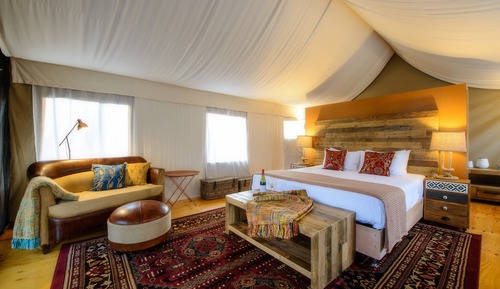 Luxury KING Tent with Full Bathroom