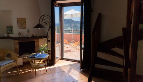 Double Room, Terrace, Garden View
