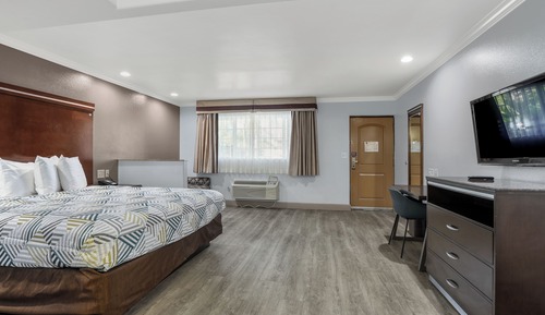 Deluxe Suite, 1 King Bed, Non Smoking, Refrigerator & Microwave