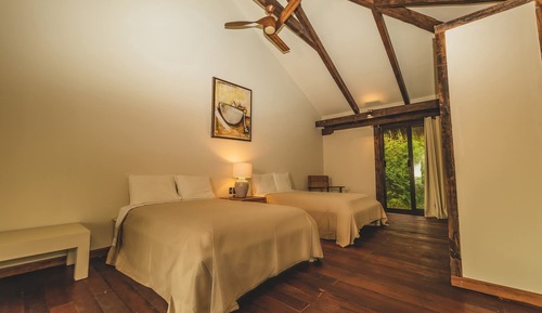 Standard Bungalow, 2 Double Beds, Partial Ocean View