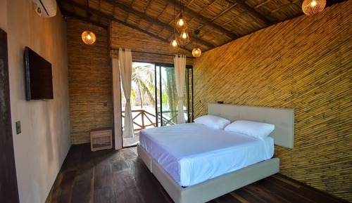 Family Twin Room, Patio, Beach View