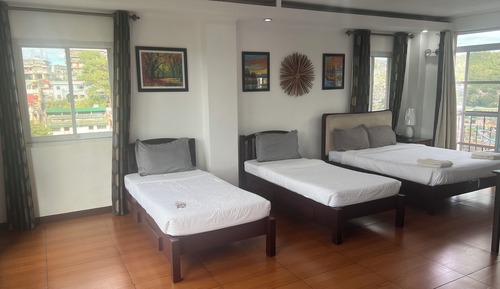 Standard Quadruple Room, Balcony, Mountain View