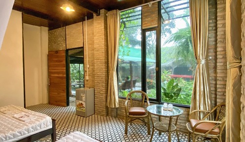 Family Bungalow, 2 Queen Beds, Garden View