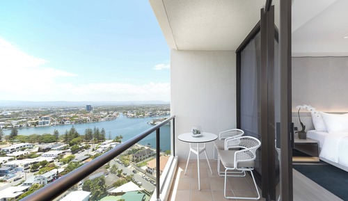 Room, 2 Double Beds, Non Smoking, Ocean View (Balcony)