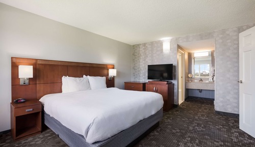 Suite, 1 King Bed with Sofa bed, Accessible (Hearing One Bedroom)