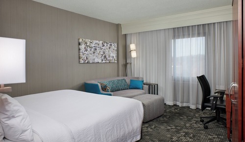 Room, 1 King Bed, Non Smoking (Mobility/Hearing Access, Roll-in Shwr)