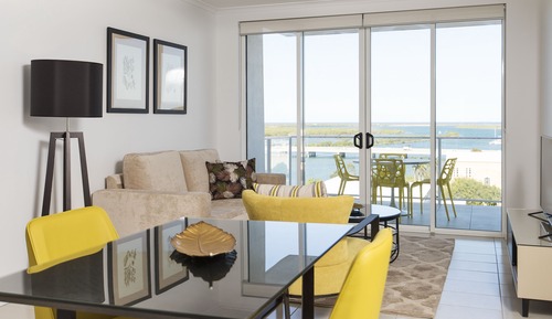 One Bedroom Riverview Apartment with balcony