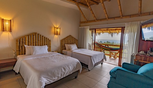 Deluxe Double Room with Balcony and Sea View