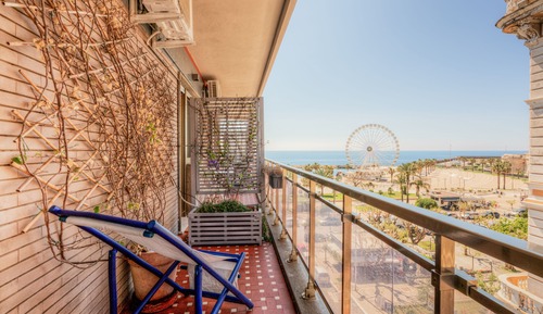 Double Room, 1 Queen Bed, Private Bathroom (External), Balcony Sea View