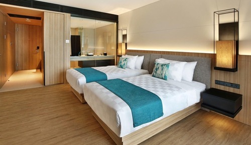 Deluxe Room, 2 Twin Beds, Mountain View