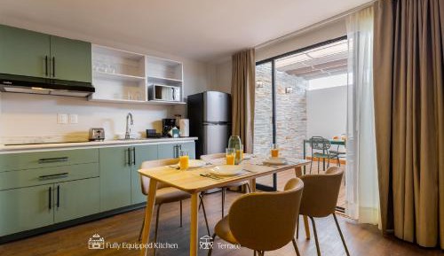 One-Bedroom Loft Apartment with Balcony
