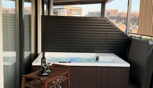 Deluxe One-Bedroom Apartment with City View