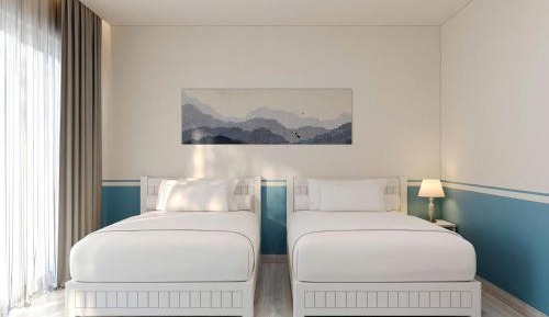 Twin Room with Pool View