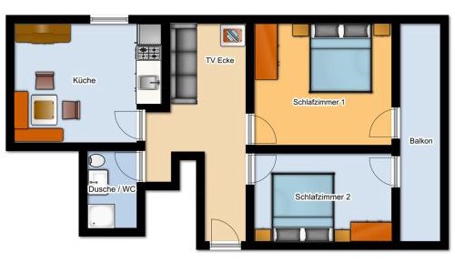 Large Two-Bedroom Apartment