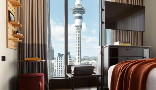 Standard Corner King Room with Sky Tower View - High Floor