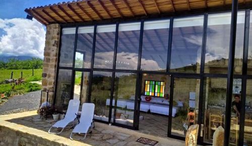 Family Room with Mountain View
