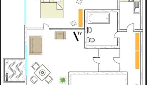 Apartment with Balcony