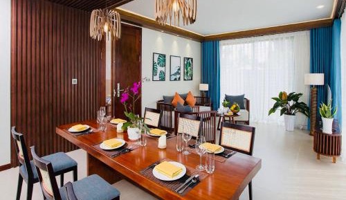 Three-Bedroom Beachfront Villa with Private Pool