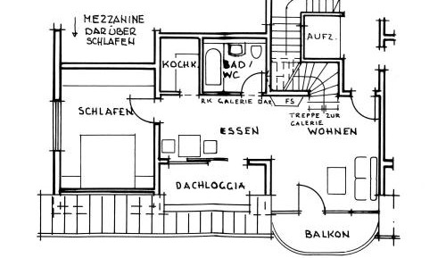 Superior Maisonette Appartement mit 2 Schlafzimmern und Balkon