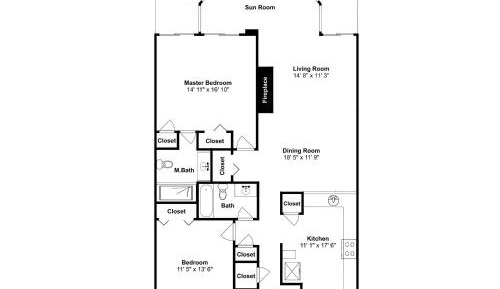 Two-Bedroom Apartment with Ocean View