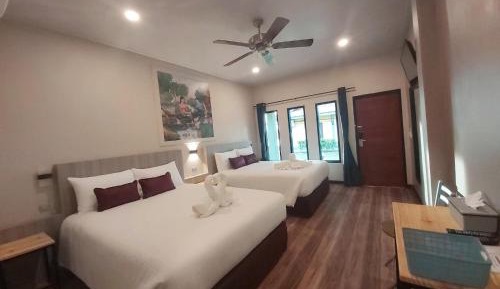 Quadruple Room with Garden View