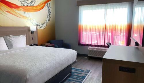 King Room with Roll-In Shower - Mobility/Hearing Accessible - Non-Smoking