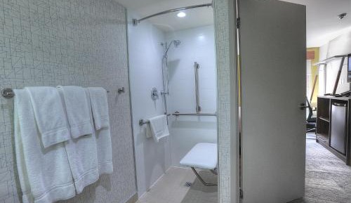 King Room - Hearing Accessible - Roll-in Shower
