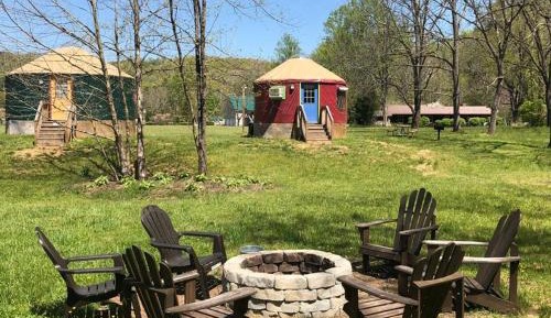 Falling Leaf - Yurt 1
