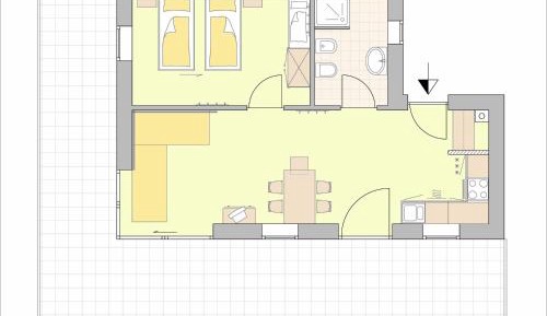 Apartment with Balcony