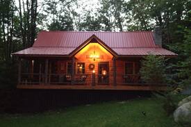 Caroga Lake Cabin | Auskerada Lodge. Seclusion w/dock space