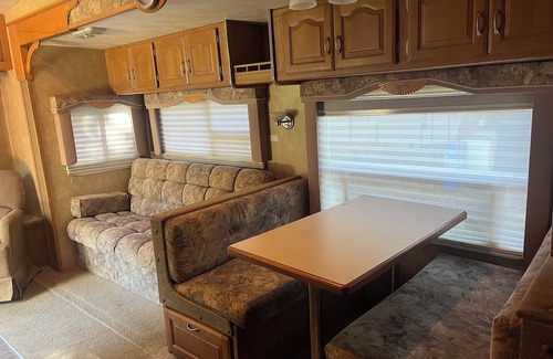 Jasper House | Cozy Camper at Rockwater Campground with all the amenities the campground offers